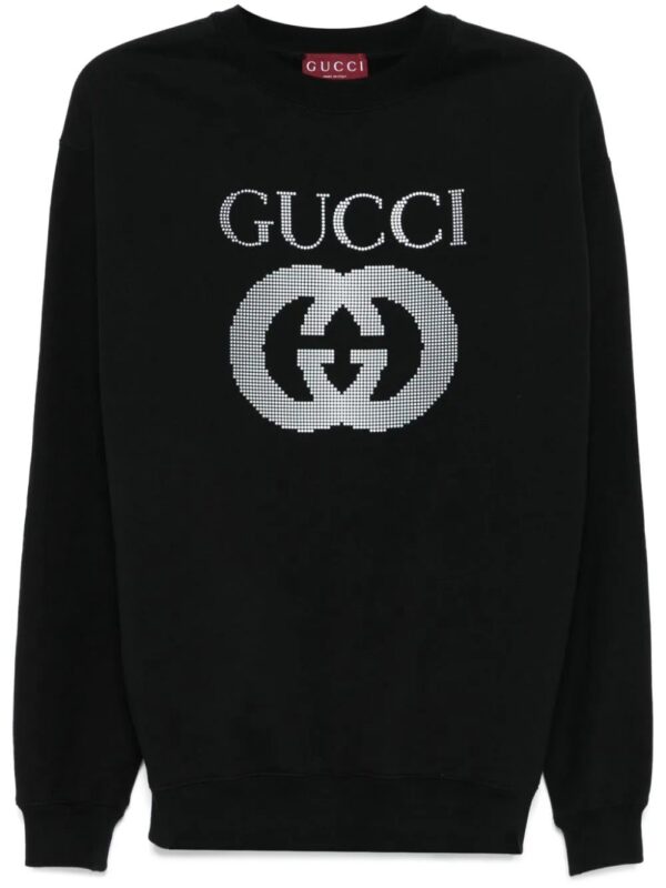 Gucci  Interlocking G-appliqué sweatshirt