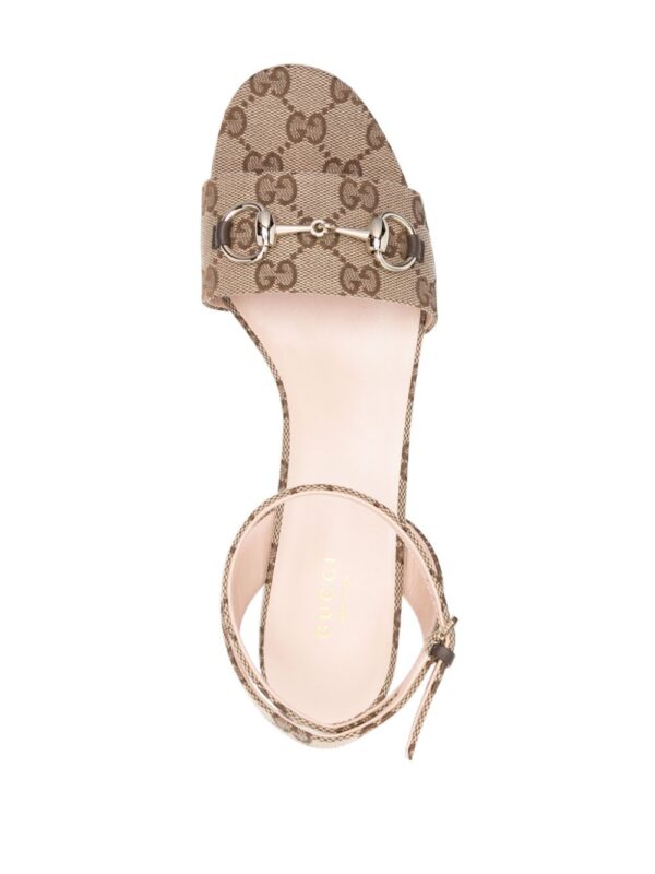 Gucci  75mm Horsebit flatform sandals - Image 4