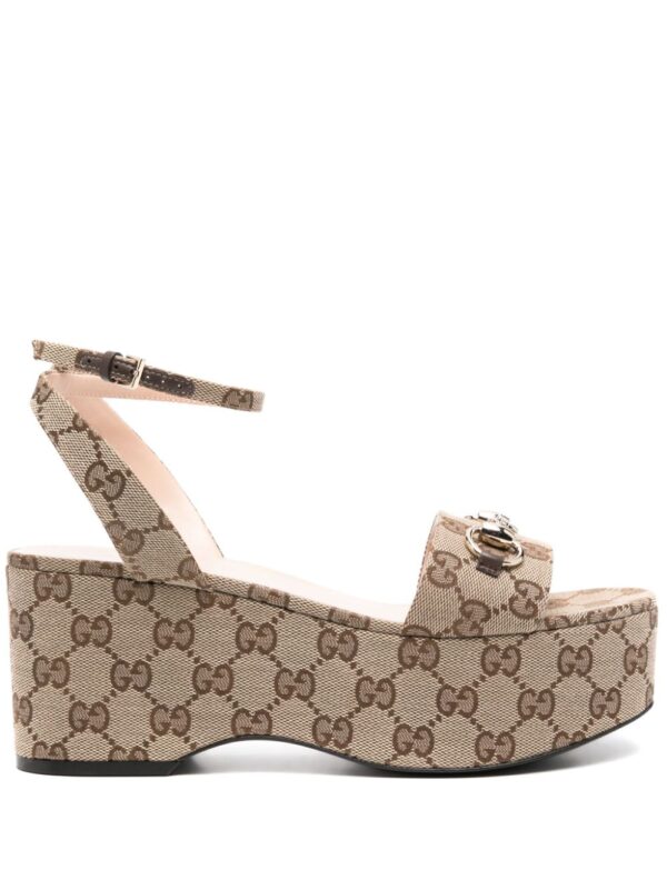 Gucci  75mm Horsebit flatform sandals