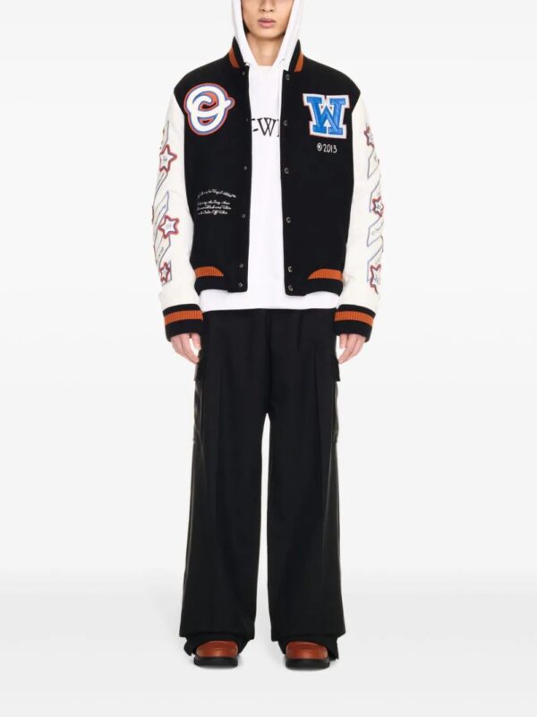 Off-White  patchwork bomber jacket - Image 3