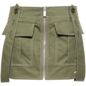 Off-White  logo-embroidered mini skirt