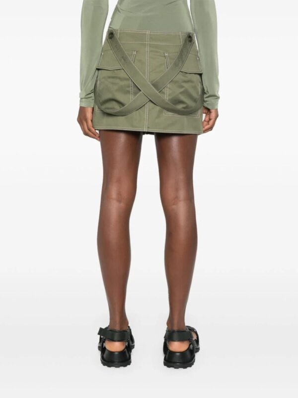 Off-White  logo-embroidered mini skirt - Image 4