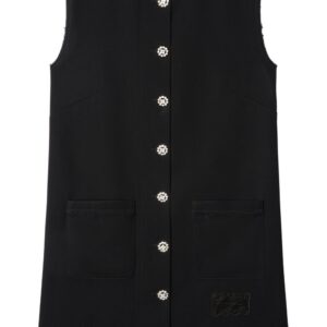 Off-White  logo-embroidered dress
