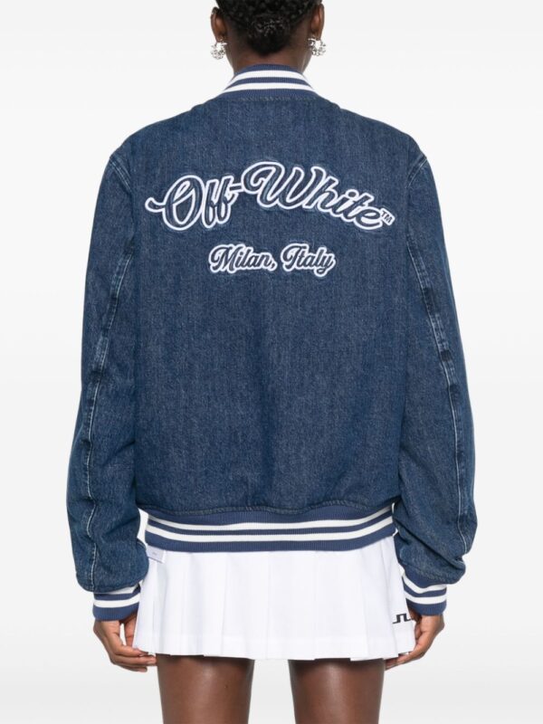 Off-White  logo-embroidered jacket - Image 4