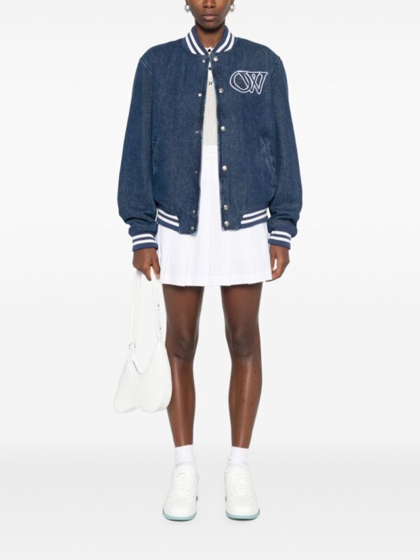 Off-White  logo-embroidered jacket - Image 2