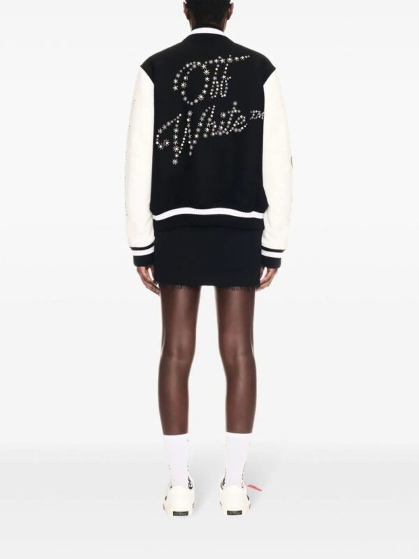 Off-White  Wo Bling Stars varsity jacket - Image 4