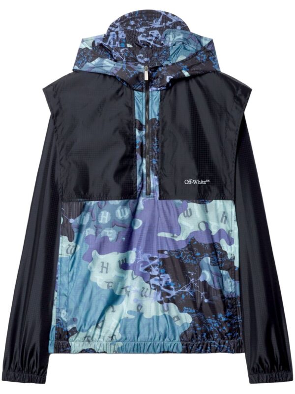 Off-White  graphic-print windbreaker