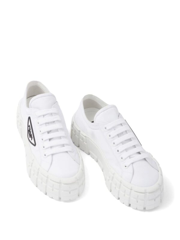Prada Double Wheel flatform sneakers - Image 5