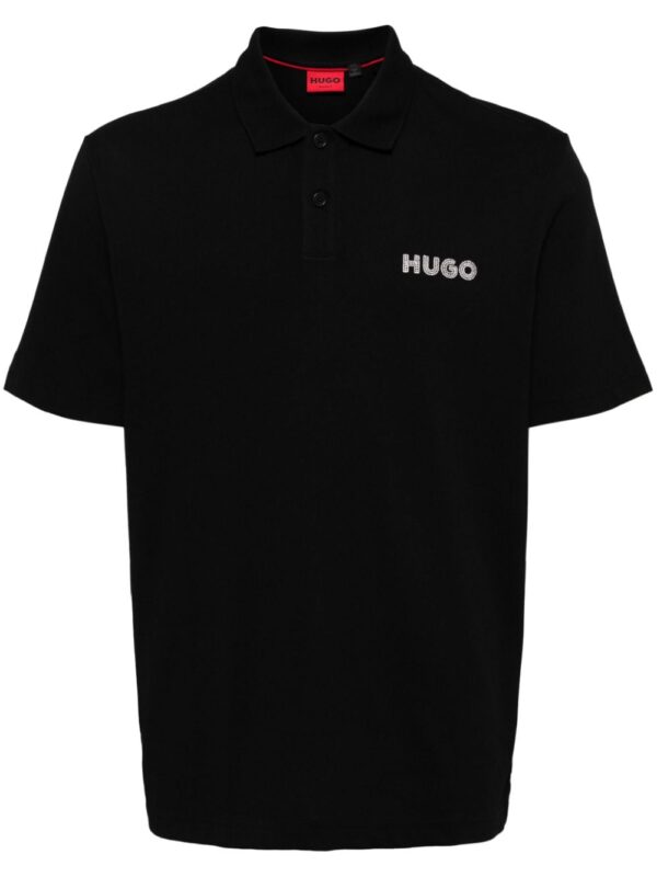 HUGO Drocholo cotton polo shirt