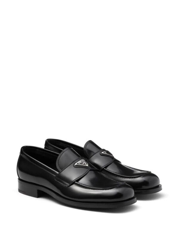 Prada  logo plaque loafers - Image 2