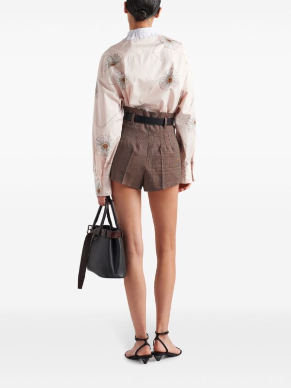 Prada Gerbera-print cotton shirt - Image 3