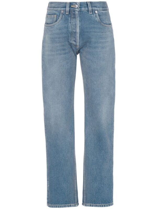 Prada  low-rise organic-denim jeans