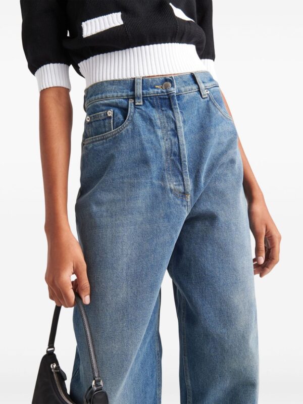 Prada  high-rise straight-leg jeans - Image 4