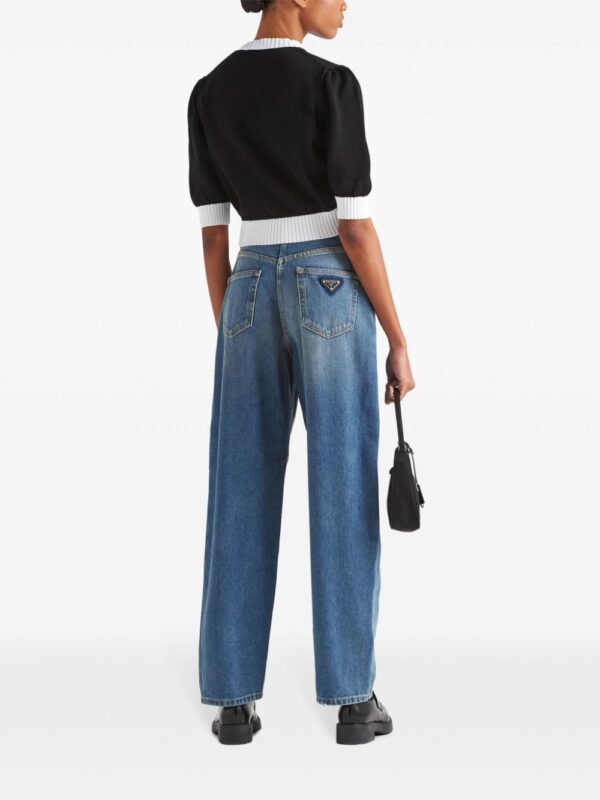 Prada  high-rise straight-leg jeans - Image 3