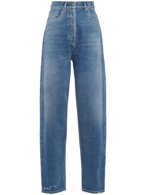Prada  high-rise straight-leg jeans