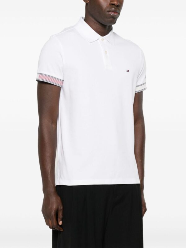 Tommy Hilfiger logo-embroidered cotton polo shirt - Image 3