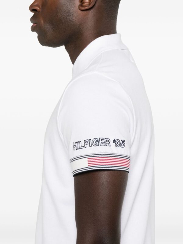 Tommy Hilfiger logo-embroidered cotton polo shirt - Image 5