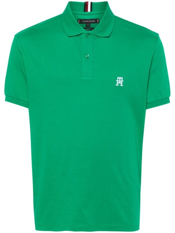 Tommy Hilfiger embroidered-logo polo shirt