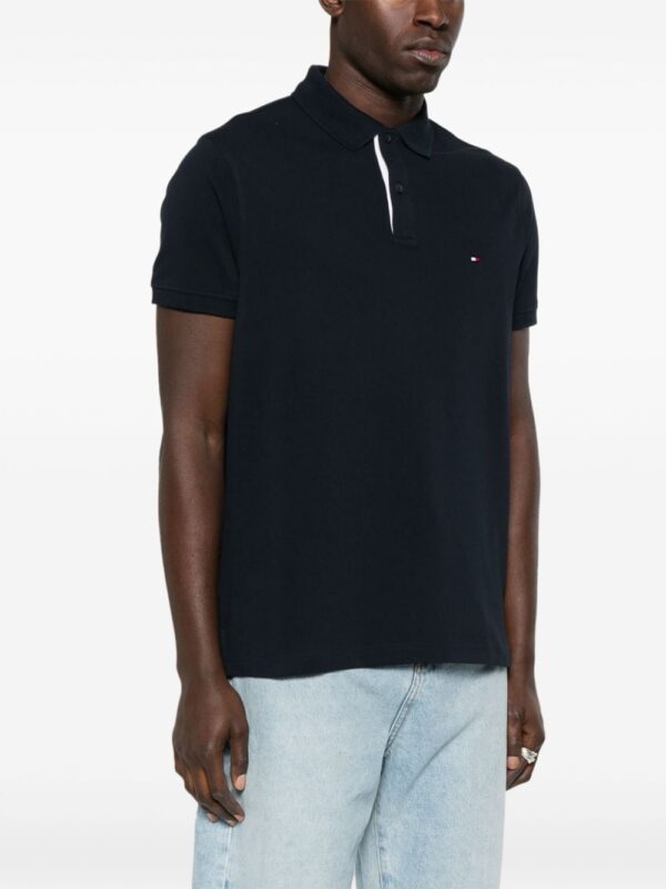 Tommy Hilfiger logo-embroidered polo shirt - Image 3