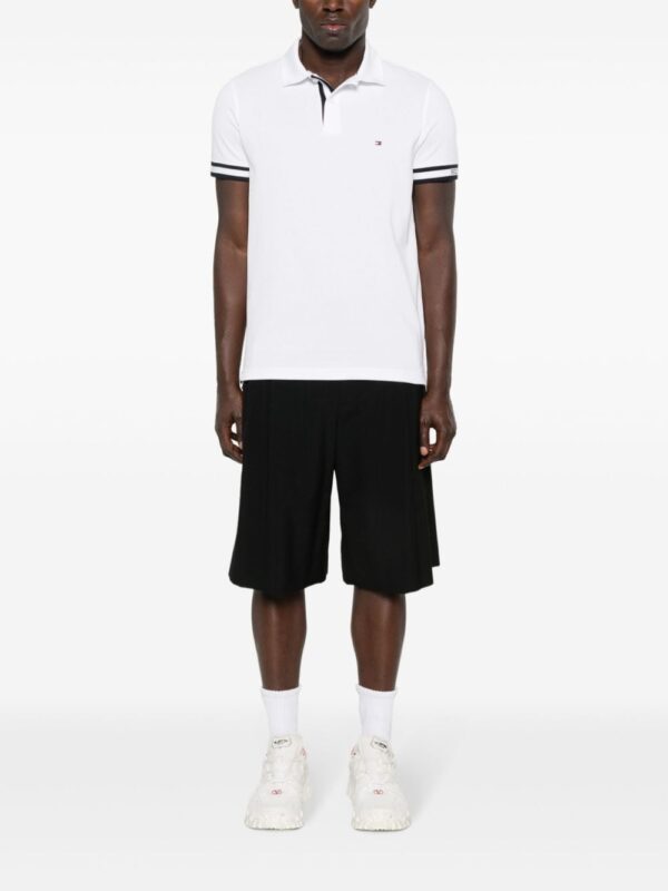 Tommy Hilfiger logo-tape detail cotton polo shirt - Image 2