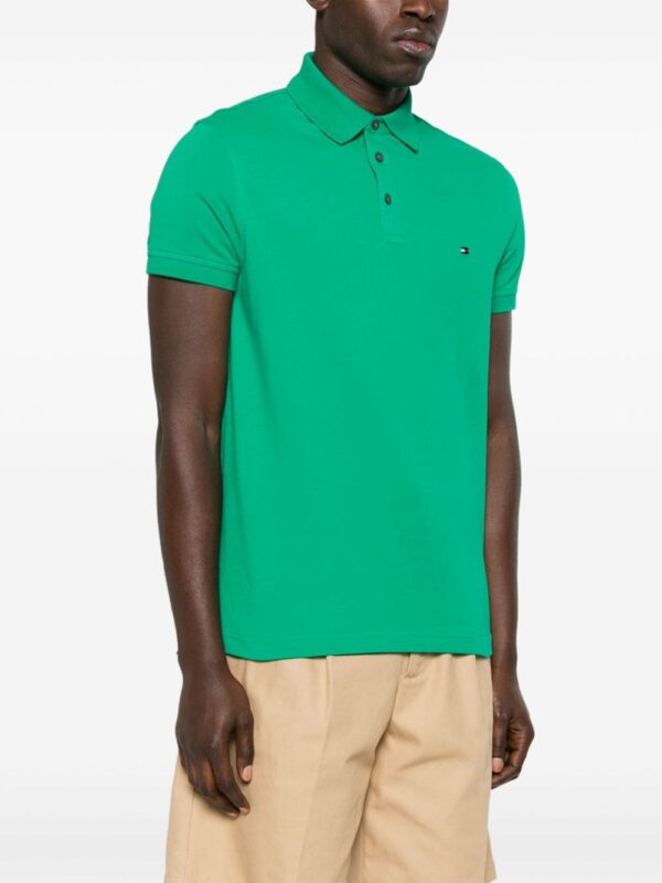 Tommy Hilfiger logo-embroidered polo shirt - Image 3