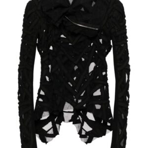 Rick Owens  textured biker jacket