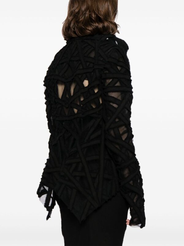Rick Owens  textured biker jacket - Image 4