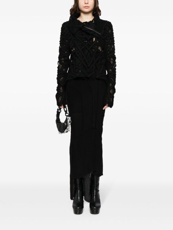 Rick Owens  textured biker jacket - Image 2