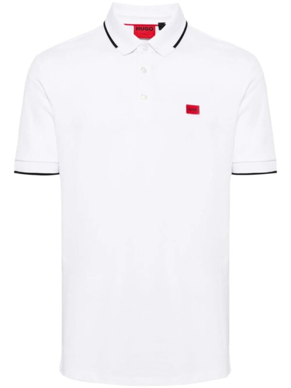 HUGO  Deresino cotton polo shirt
