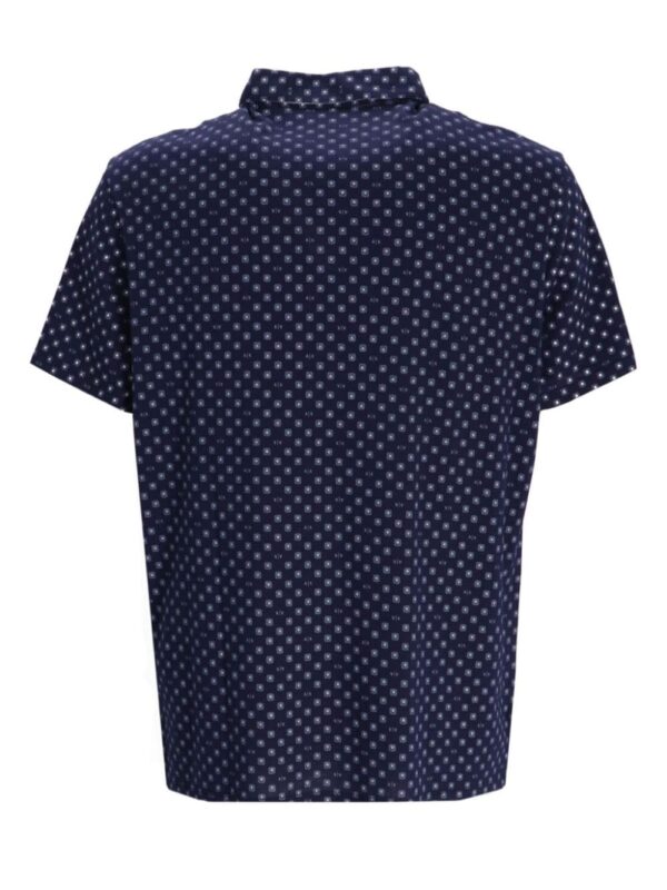 Armani Exchange geometric-pattern cotton polo shirt - Image 2