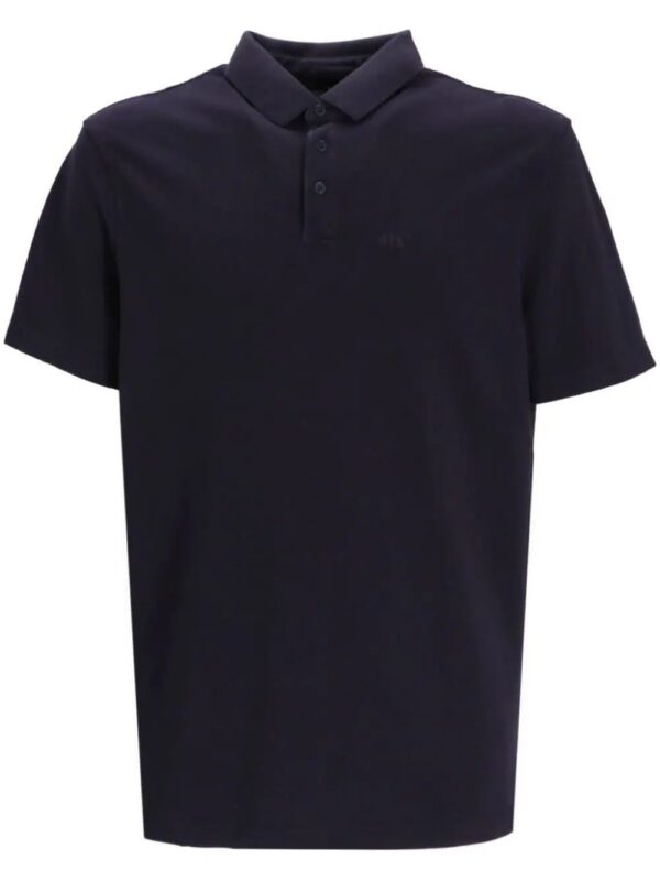 Armani Exchange  logo-print cotton polo shirt