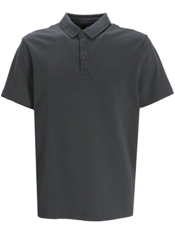 Armani Exchange logo-print cotton polo shirt