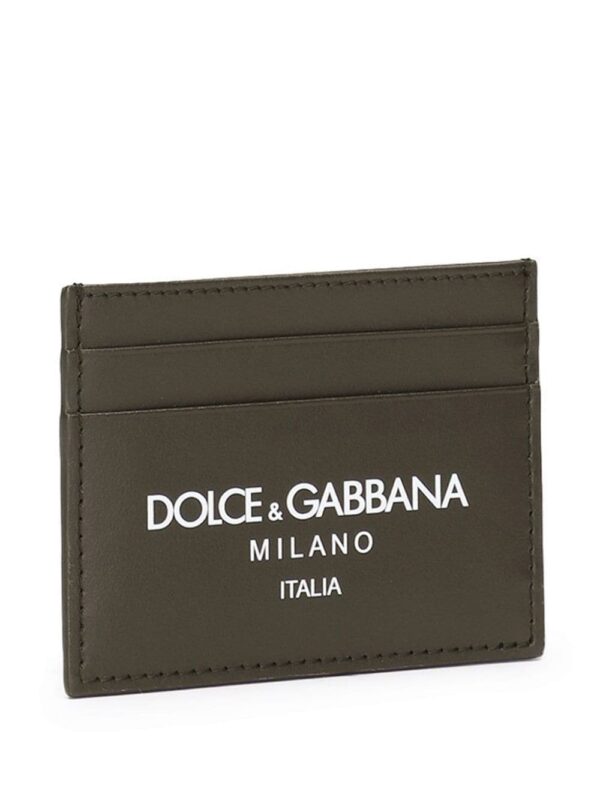 Dolce & Gabbana logo-print leather cardholder - Image 3