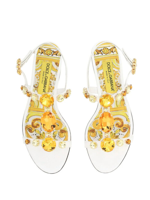 Dolce & Gabbana  Bianca leather sandals - Image 4
