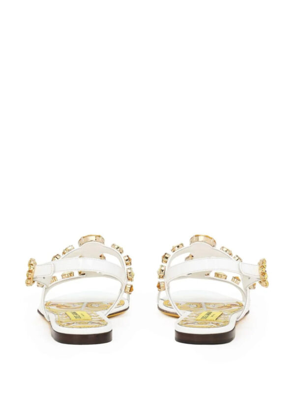 Dolce & Gabbana  Bianca leather sandals - Image 3