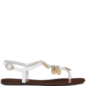 Dolce & Gabbana  votive-appliqué raffia sandals