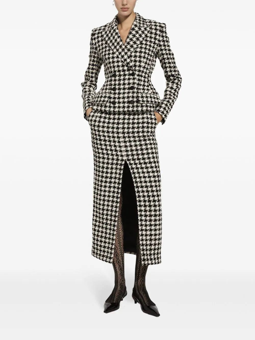 Dolce & Gabbana double breasted check blazer - Image 2