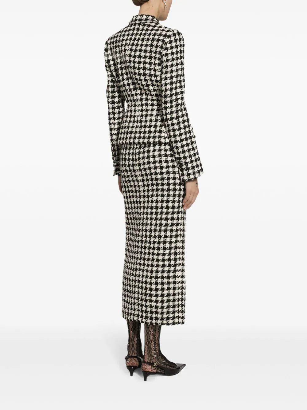 Dolce & Gabbana double breasted check blazer - Image 4