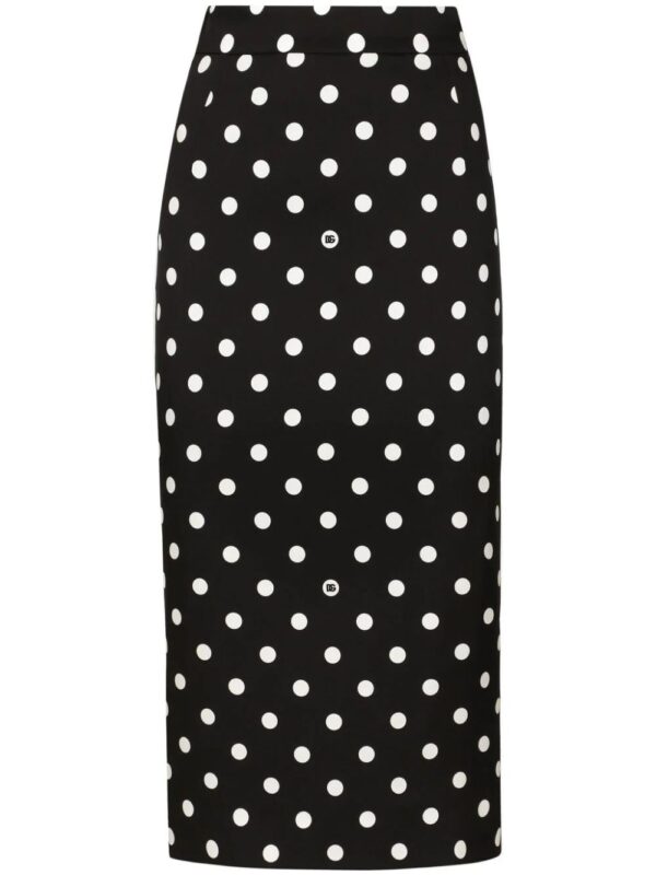 Dolce & Gabbana  polka-dot pencil skirt