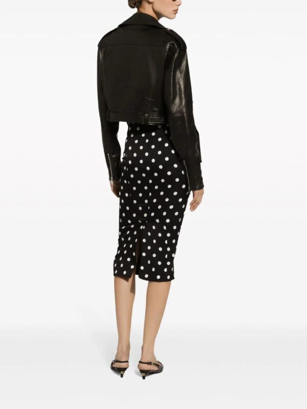 Dolce & Gabbana  polka-dot pencil skirt - Image 4