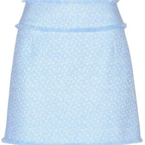 Dolce & Gabbana  high-rise bouclé flared skirt