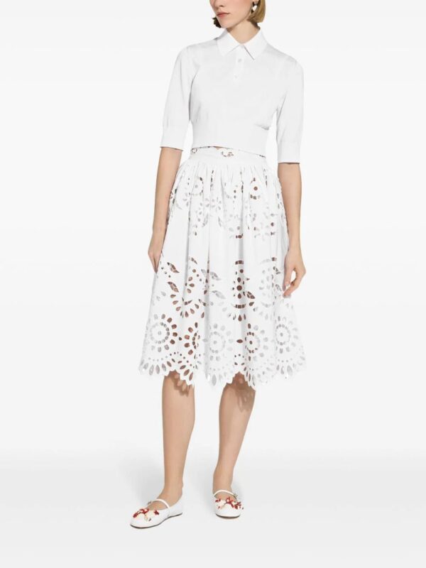 Dolce & Gabbana  scallop cut-out skirt - Image 2