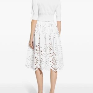 Dolce & Gabbana  scallop cut-out skirt