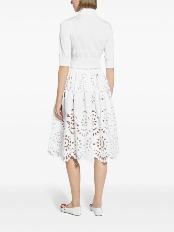 Dolce & Gabbana  scallop cut-out skirt