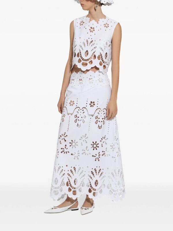 Dolce & Gabbana  scallop cut-out skirt - Image 2