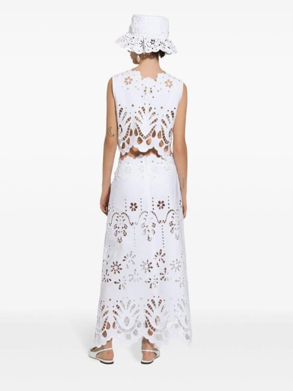 Dolce & Gabbana  scallop cut-out skirt - Image 4