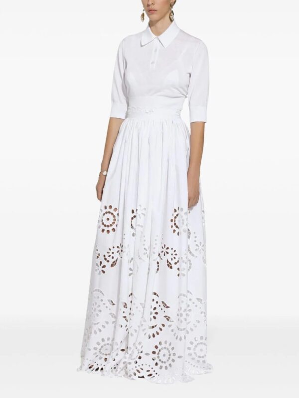 Dolce & Gabbana  scallop-hem maxi skirt - Image 3