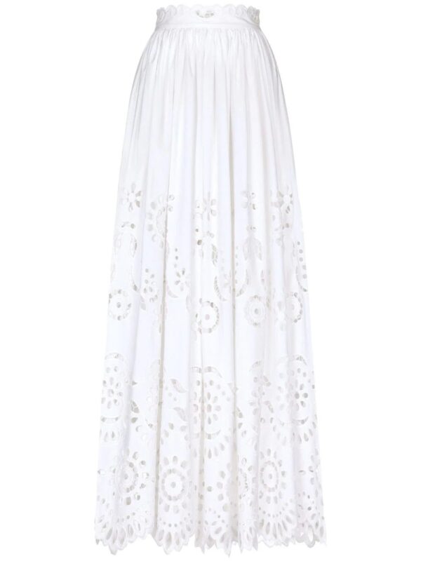 Dolce & Gabbana  scallop-hem maxi skirt