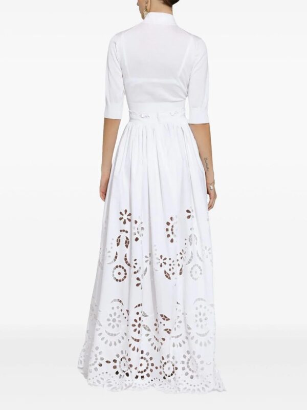 Dolce & Gabbana  scallop-hem maxi skirt - Image 4
