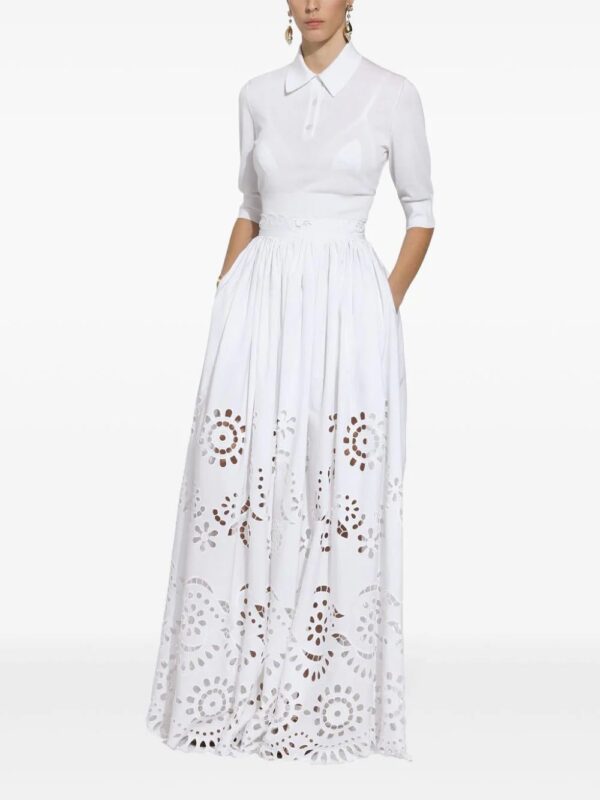 Dolce & Gabbana  scallop-hem maxi skirt - Image 2